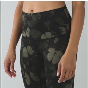 Lululemon Wunder Under Pant Hi-Rise butterfly size 4
